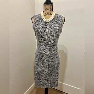 Classic Lands' End Black and White dress